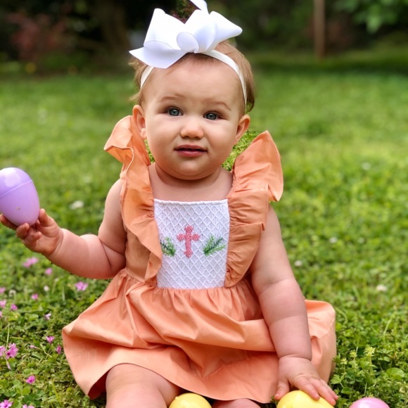 Cross Smocked Dress - Picture 2 of 6